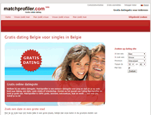 Tablet Screenshot of be.matchprofiler.com