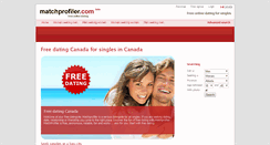 Desktop Screenshot of ca.matchprofiler.com